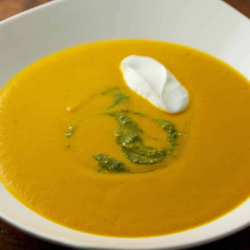 soupe de carottes lait de coco cookeo