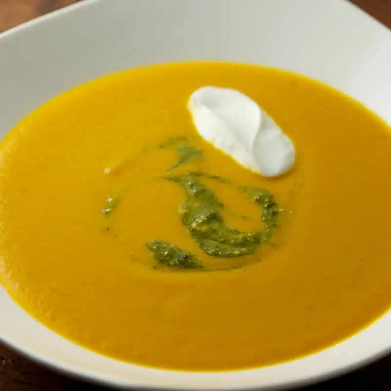 soupe de carottes lait de coco cookeo