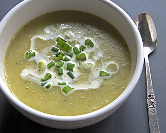 Soupe de chou vert au thermomix