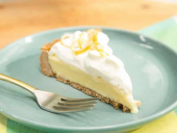 Tarte à la crème au citron
