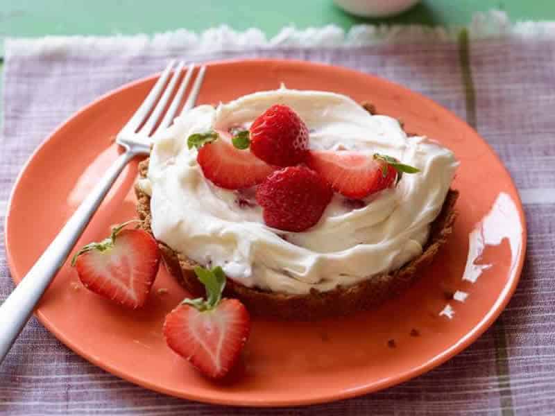 Tartelettes aux fraises et crème