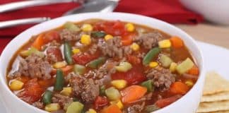soupe de legumes viande hachee thermomix