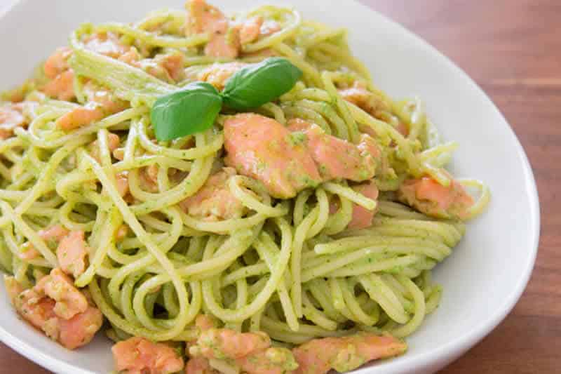 spaghettis au saumon cookeo