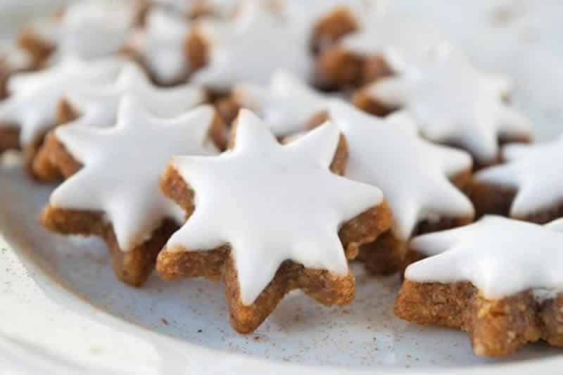 zimtsterne - biscuits avec glaçage au thermomix
