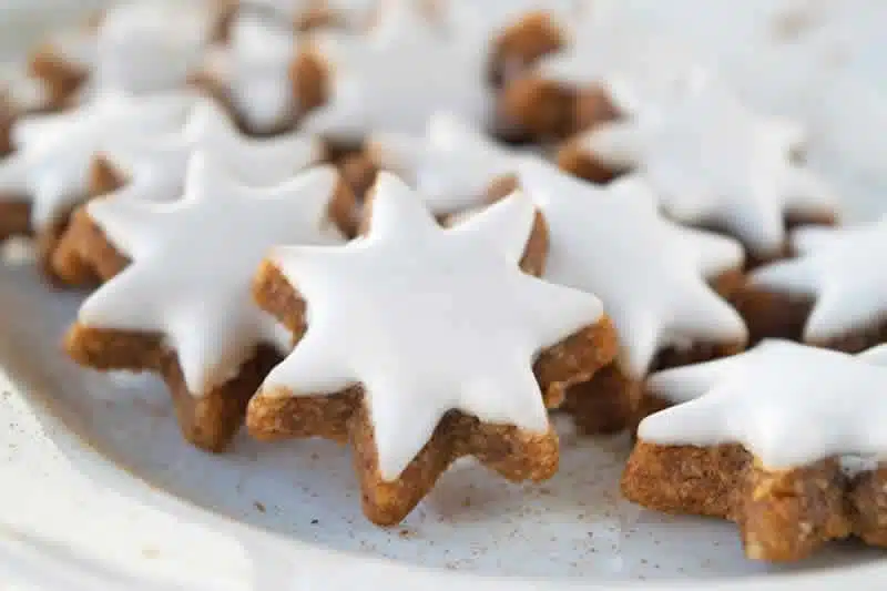 zimtsterne - biscuits avec glaçage au thermomix