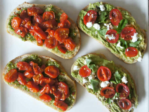 Apéritif toast au pesto céleri au thermomix