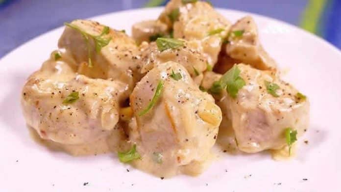 Blanc de poulet à la sauce fromage cookeo