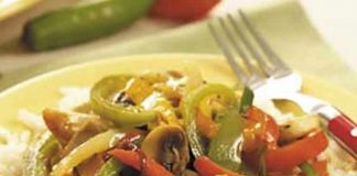 Escalopes de poulet aux poivrons cookeo
