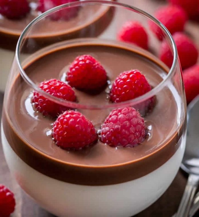 Gelée du vanille et chocolat au thermomix