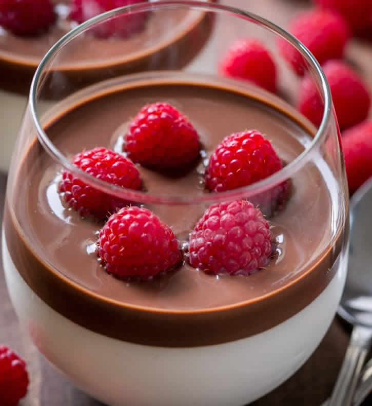Gelée du vanille et chocolat au thermomix