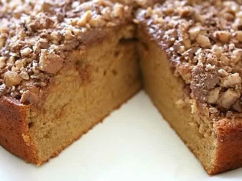 Gâteau au sucre et noix rapide