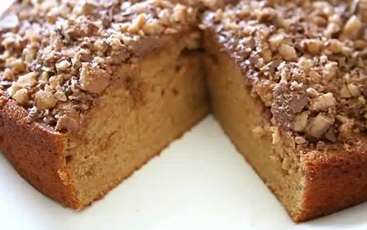 Gâteau au sucre et noix rapide