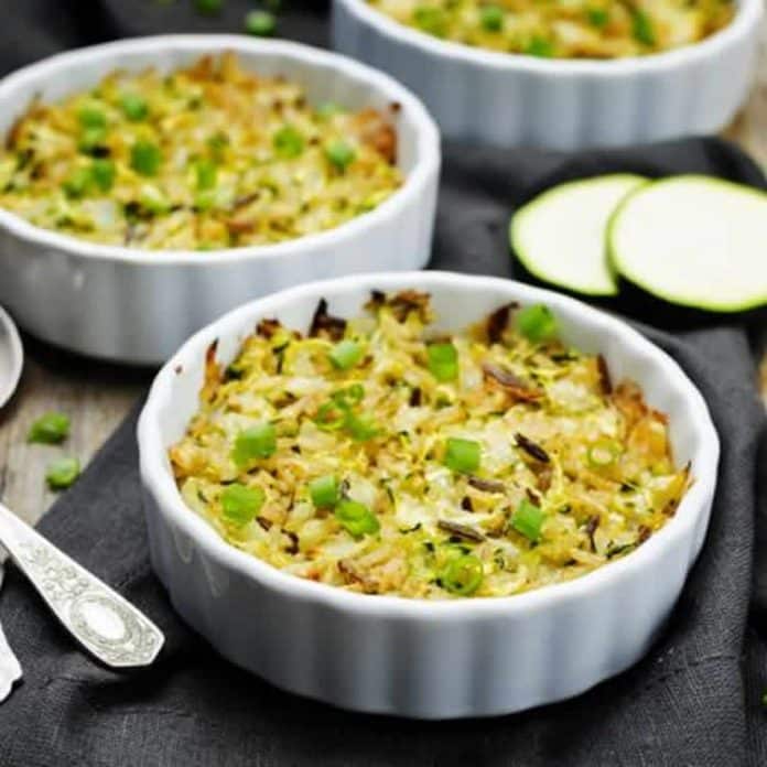 Mini gratin de riz et courgette au thermomix