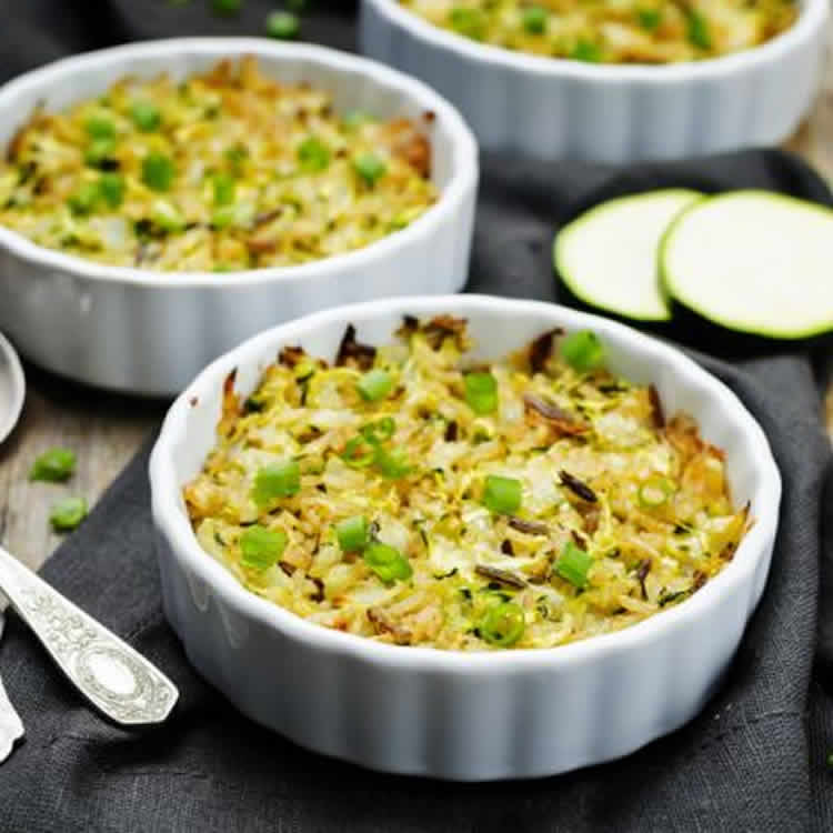 Mini gratin de riz et courgette au thermomix