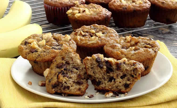 Muffins au banane et chocolat au thermomix