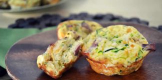 Muffins aux courgettes et bacon au thermomix