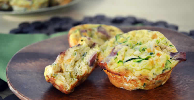 Muffins aux courgettes et bacon au thermomix