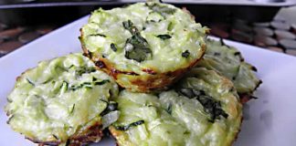 Muffins aux courgettes et fromage
