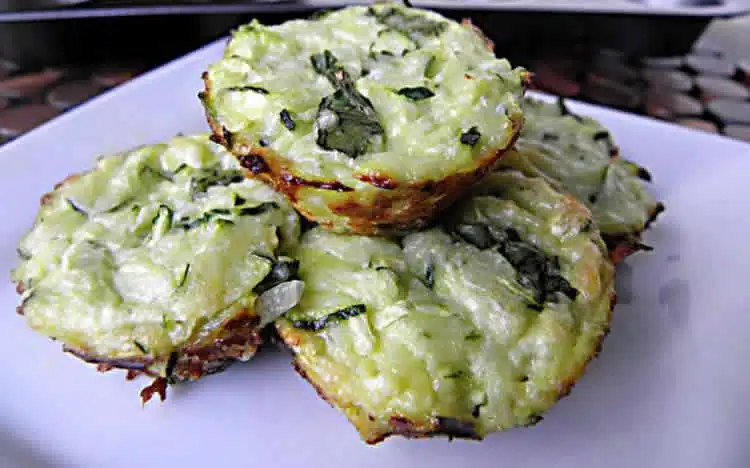 Muffins aux courgettes et fromage