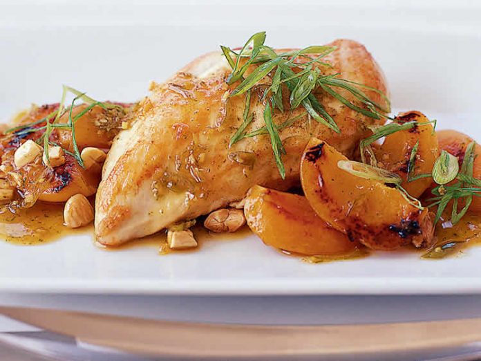 Poulet aux amandes et abricots cookeo