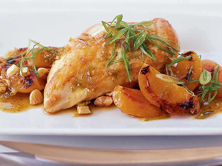 Poulet aux amandes et abricots cookeo