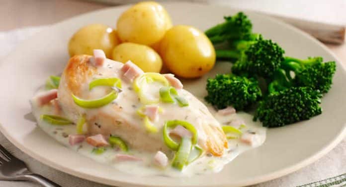 Poulet aux poireaux et crème fraiche cookeo