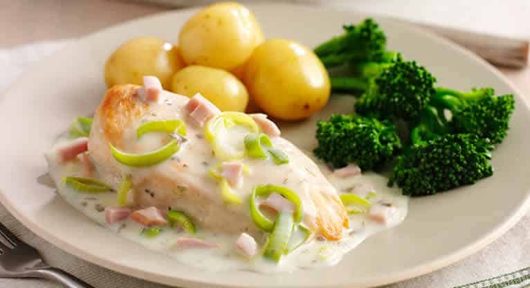 Poulet aux poireaux et crème fraiche cookeo