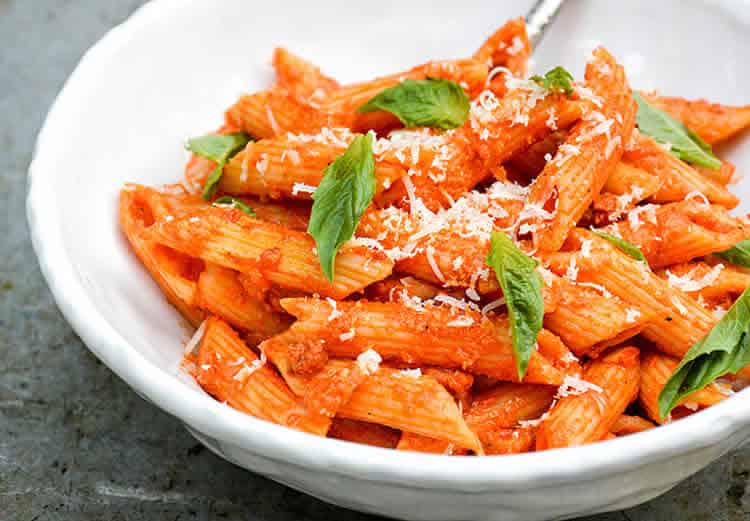 Pâtes à la tomate au thermomix