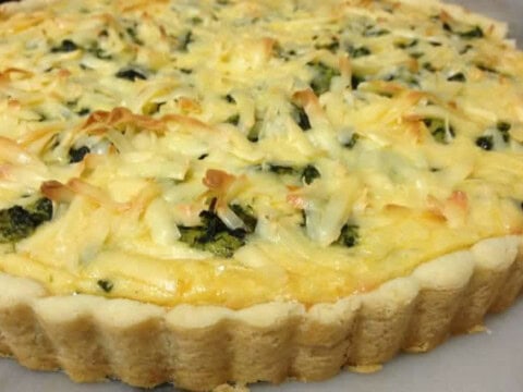 Quiche au poulet épinard et fromage