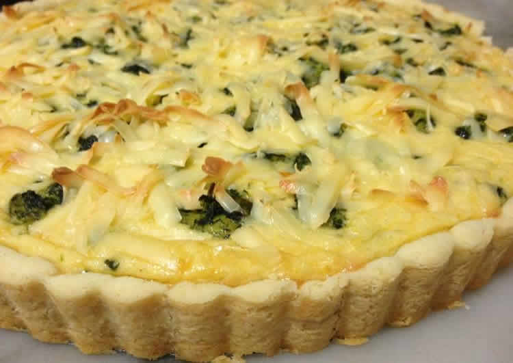 Quiche au poulet épinard et fromage
