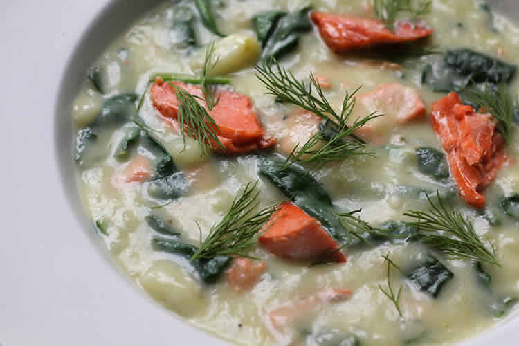 Saumon aux épinards et pomme de terre cookeo