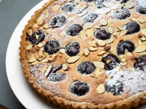 Tarte aux pruneaux et amandes au thermomix