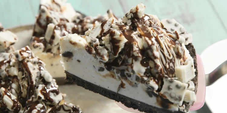 Tarte à la crème glacée et oreo