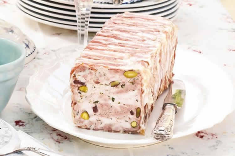 Terrine de poulet et bacon