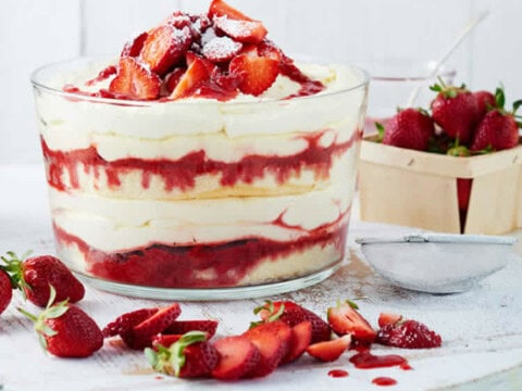Tiramisu aux fraises