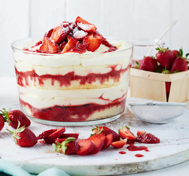 Tiramisu aux fraises