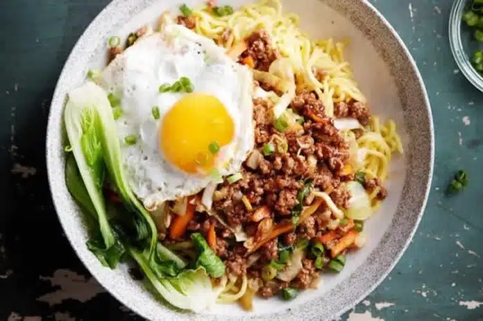 Viande hachée au Nouilles cookeo