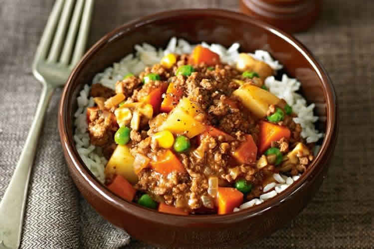 Viande hachée au légumes de terre cookeo