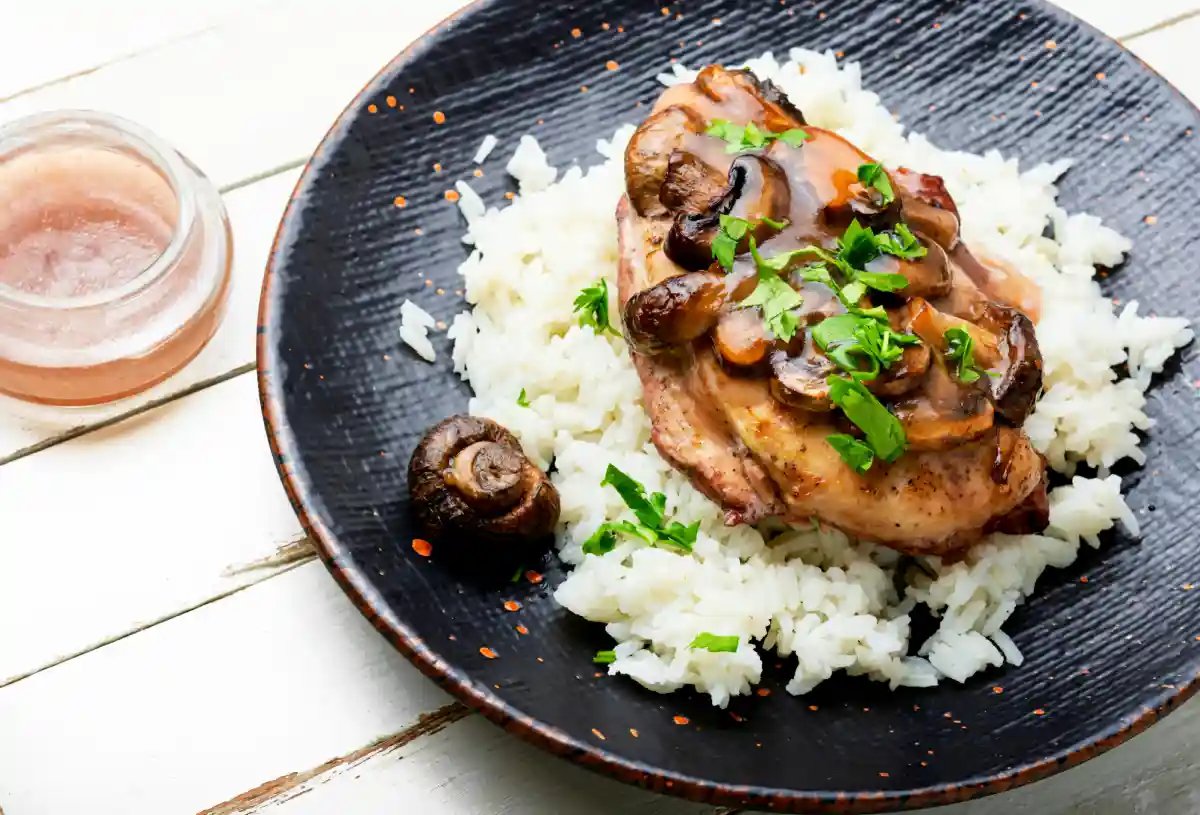 coquelet aux champignons cookeo