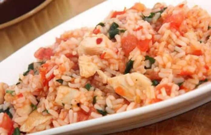 blanc de poulet et riz au carotte et petit pois cookeo