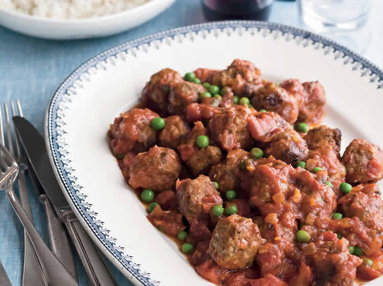 Boulettes de viande aux petits pois et carotte cookeo