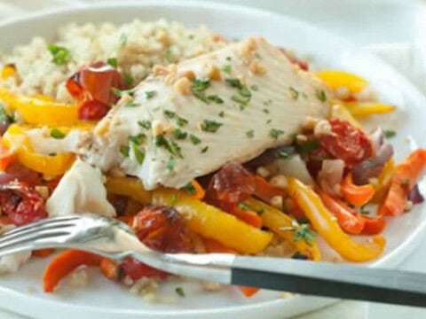 Cabillaud et légumes varoma au thermomix