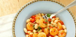 Cassoulet de crevettes cookeo