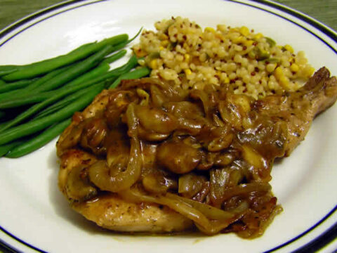 Champignons caramélisés cookeo