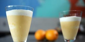 Cocktail orange et lait au thermomix