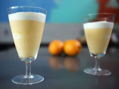 Cocktail orange et lait au thermomix