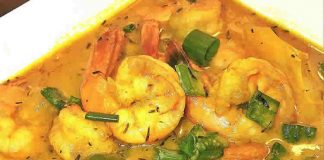 Crevettes au curry et lait de coco cookeo