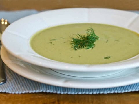 Crème de courgettes au thermomix