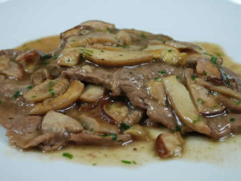 Escalopes aux champignons cookeo