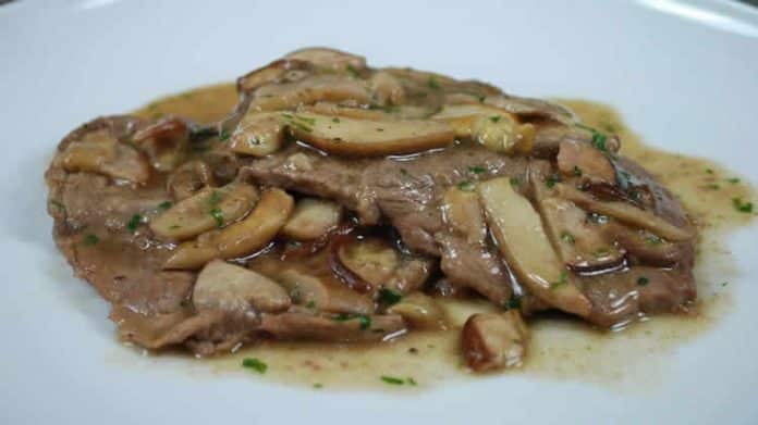 Escalopes aux champignons cookeo